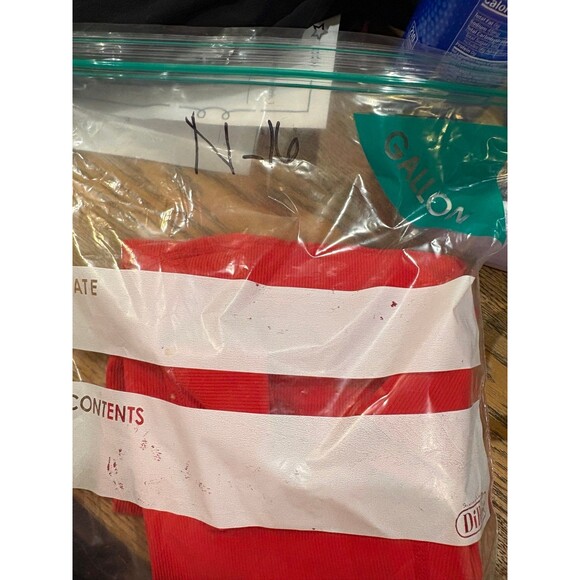 Wilo the label women’s size medium M red full length leggings retail $106 - Picture 5 of 5